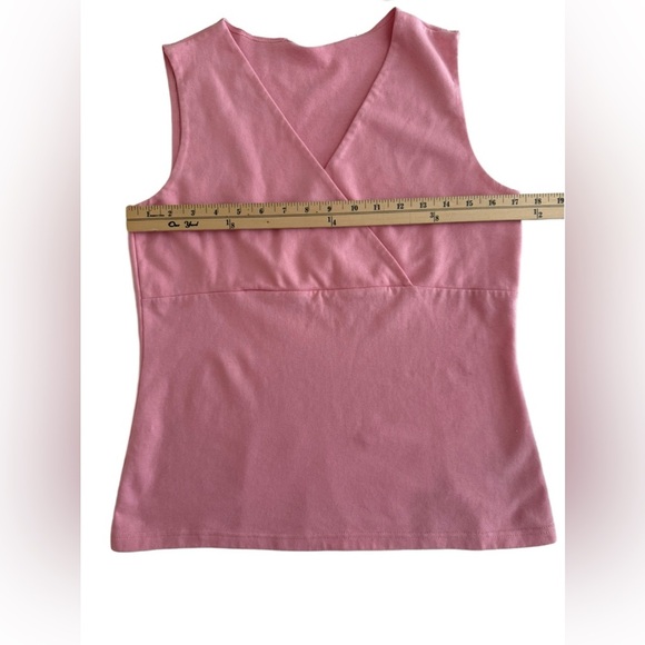 Pink Sleeveless Wrap Top, size Medium - Picture 3 of 4